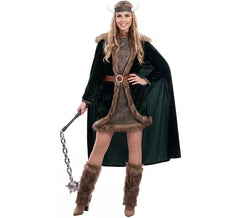 Fato de viking de luxo para mulher