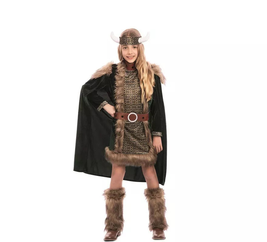 Translation missing: pt-PT.Disfraz de Vikinga Deluxe para niña