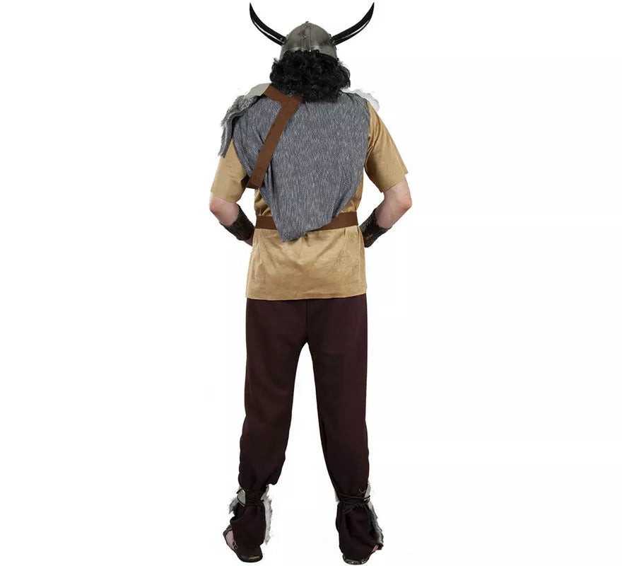 Translation missing: pt-PT.Disfraz de Vikingo Gris para hombre