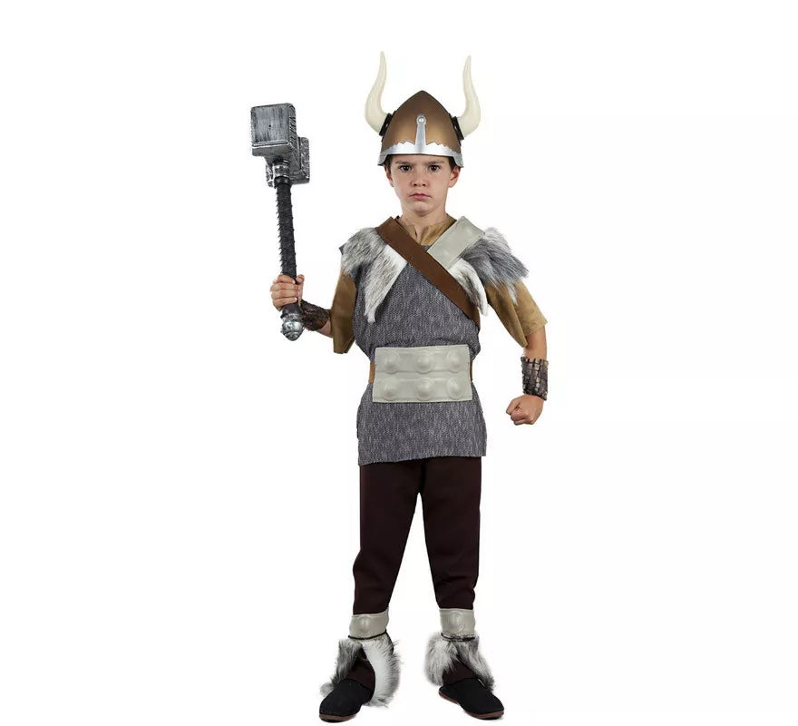 Translation missing: pt-PT.Disfraz de Vikingo Gris para niño