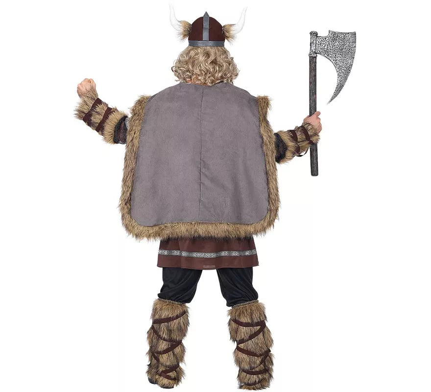 Translation missing: pt-PT.Disfraz de Vikingo marrón para hombre