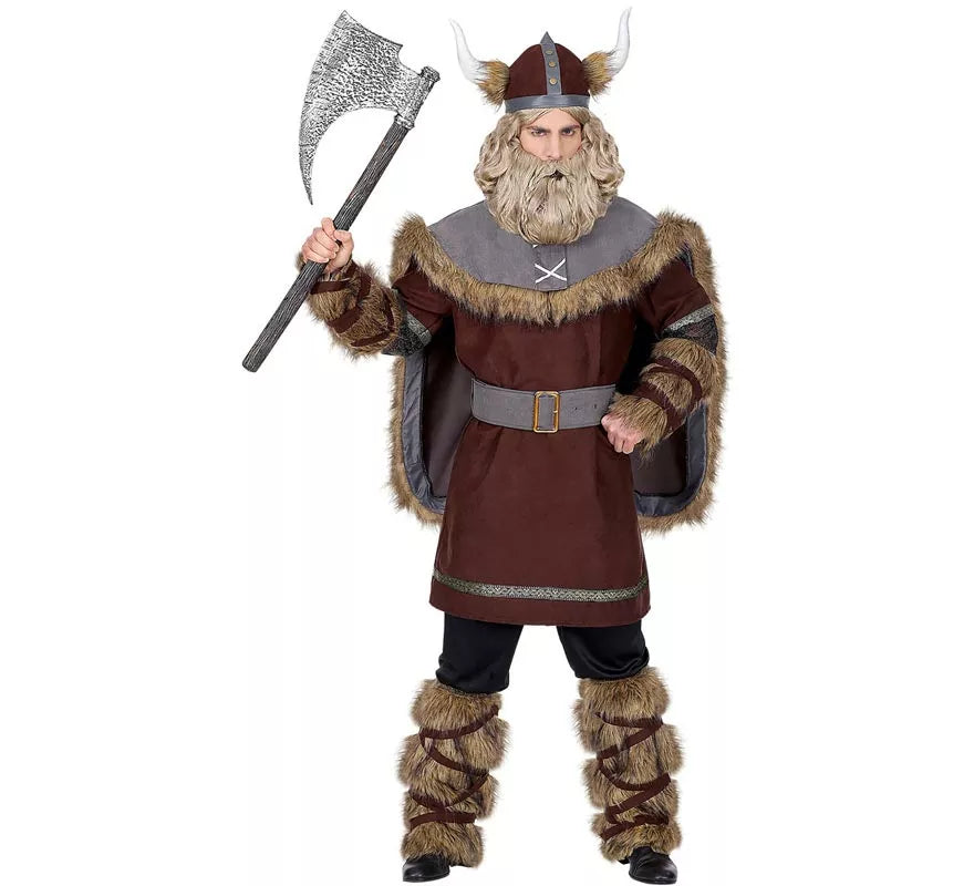Translation missing: pt-PT.Disfraz de Vikingo marrón para hombre