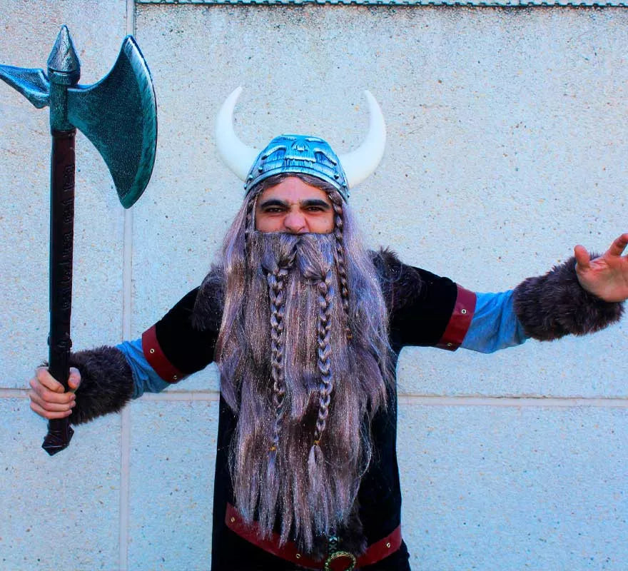 Translation missing: pt-PT.Disfraz de Vikingo Oscuro para hombre