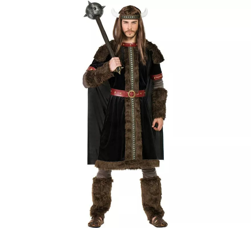 Translation missing: pt-PT.Disfraz de Vikingo Oscuro para hombre