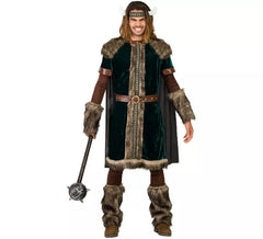 Fato de viking verde para homem