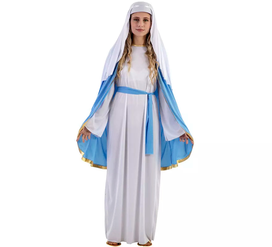 Translation missing: pt-PT.Disfraz de Virgen María con capa para mujer