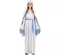 Fato de Virgem Maria com capa para mulher