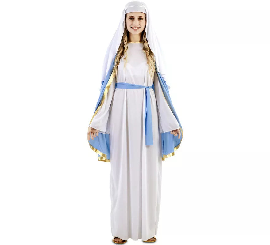 Translation missing: pt-PT.Disfraz de Virgen María con capa para mujer