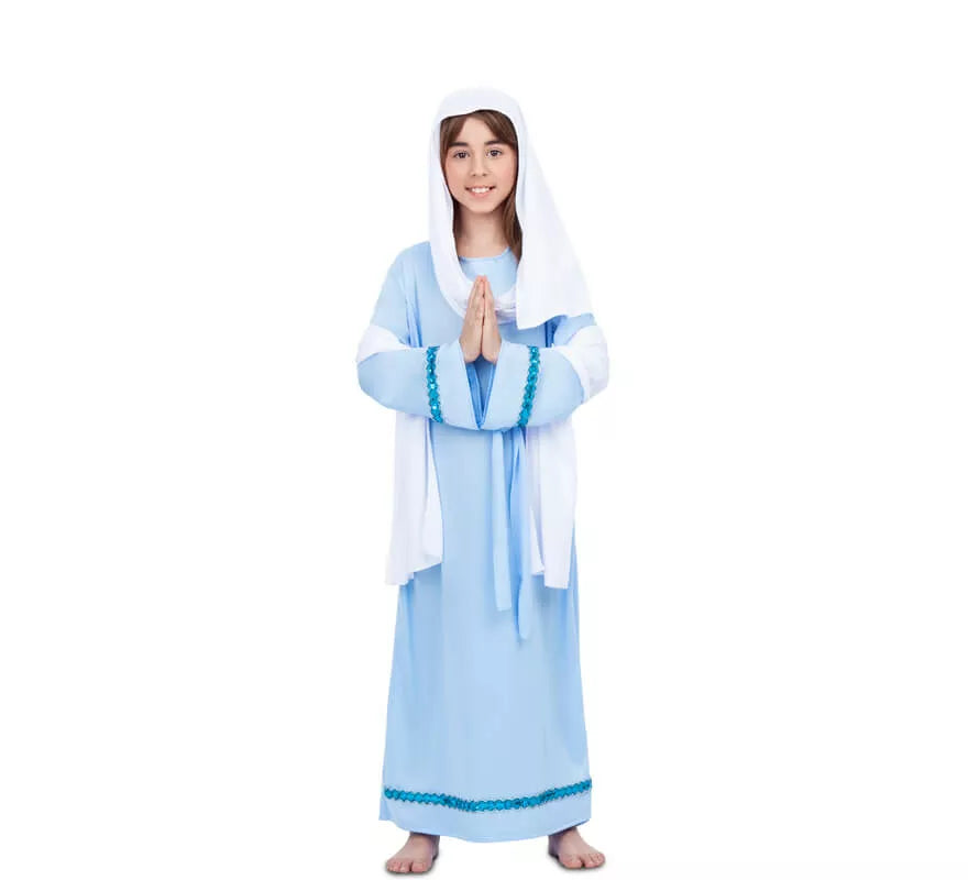 Disfraz de Virgen María para niña