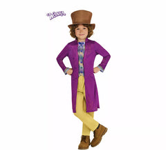 Fato de luxo Willy Wonka para meninos