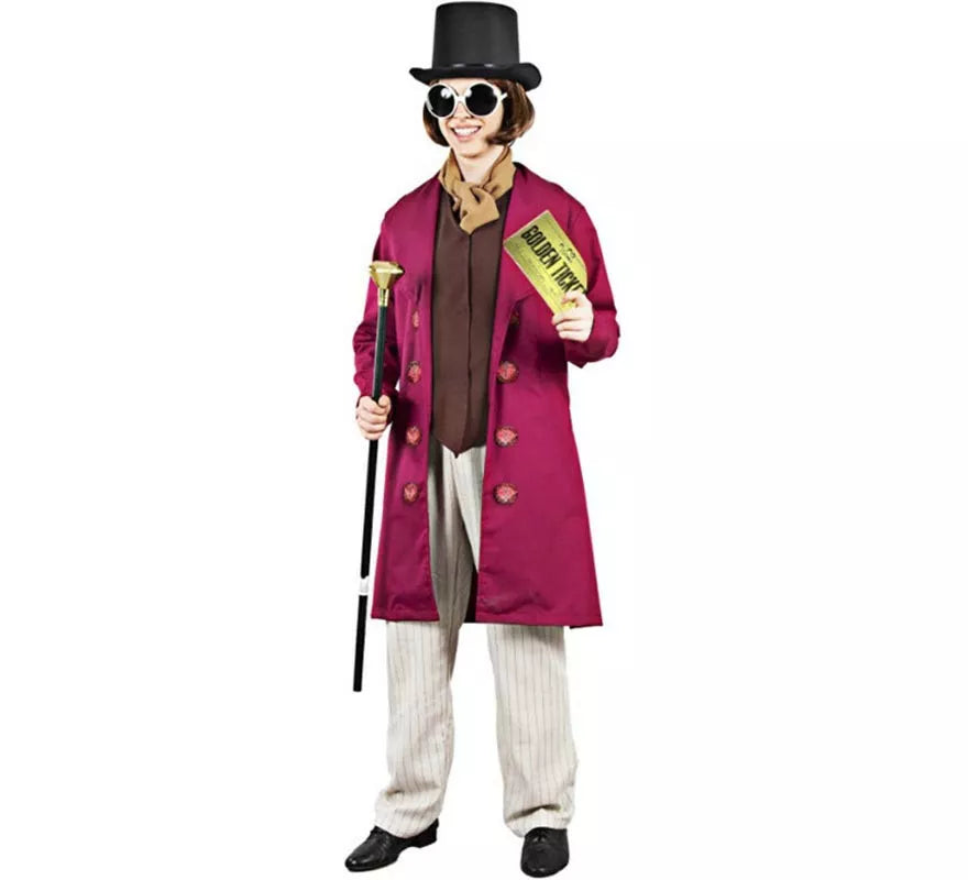 Translation missing: pt-PT.Disfraz de Willy Wonka para hombre
