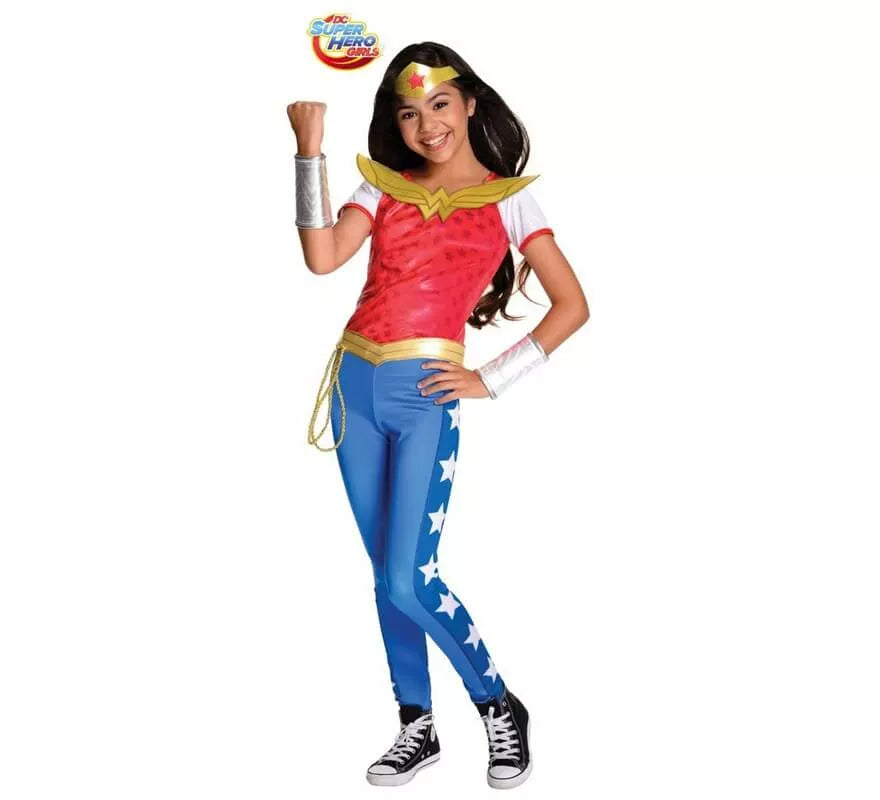 Translation missing: pt-PT.Disfraz de Wonder Woman Deluxe SHG para niña