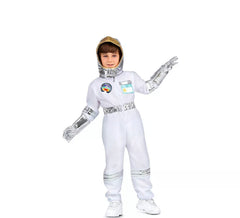 Eu quero ser uma fantasia de astronauta para criança