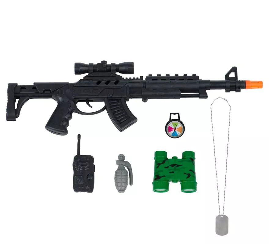 Disfraz de Yo Quiero Ser Soldado con walkie-talkie para niños