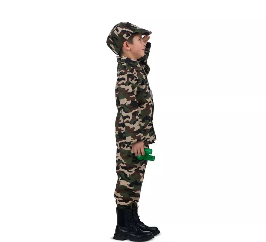Disfraz de Yo Quiero Ser Soldado con walkie-talkie para niños