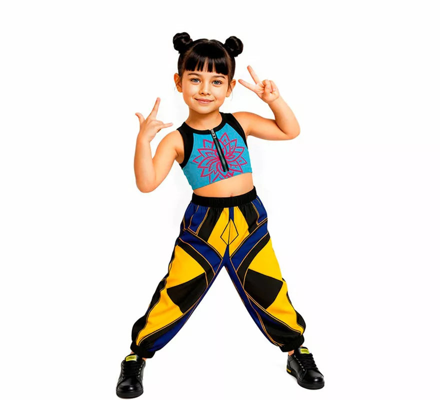 Translation missing: pt-PT.Disfraz de Cantante K-Pop lotus classic para niña