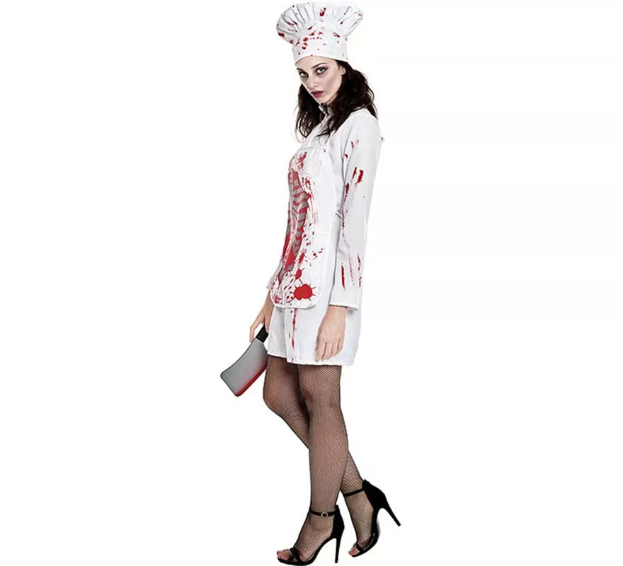 Translation missing: pt-PT.Disfraz de Zombie Cocinera para mujer