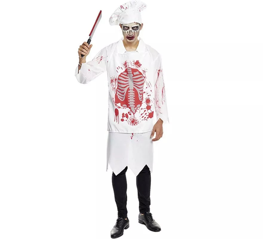 Translation missing: pt-PT.Disfraz de Zombie Cocinero para hombre