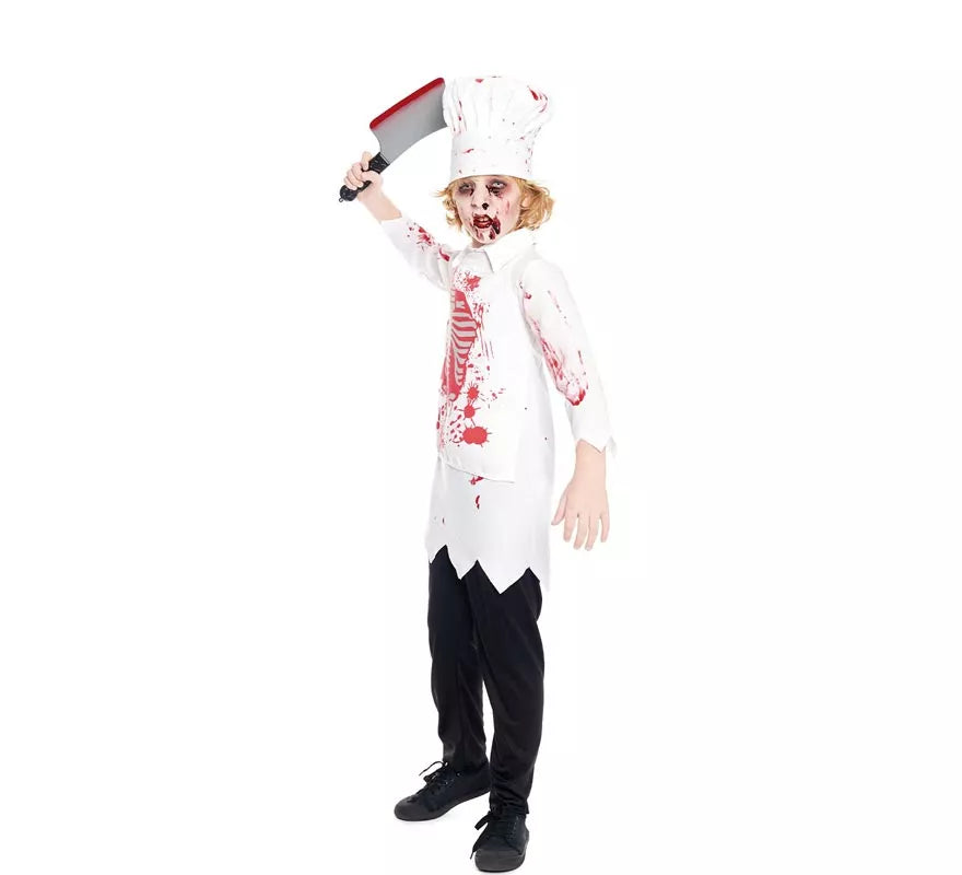 Translation missing: pt-PT.Disfraz de Zombie Cocinero para niño