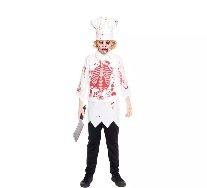 Disfraz de Zombie Cocinero para niño