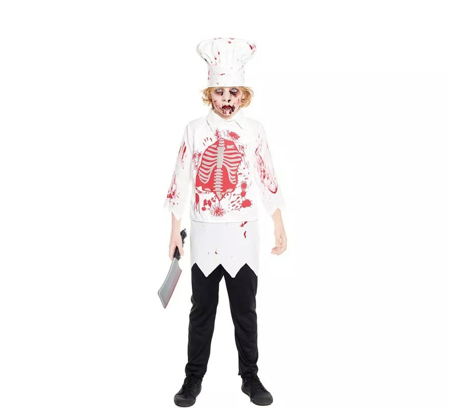 Translation missing: pt-PT.Disfraz de Zombie Cocinero para niño