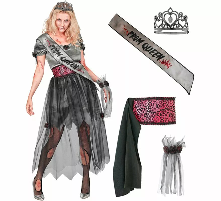 Translation missing: pt-PT.Disfraz de Zombie de Baile Graduación para mujer