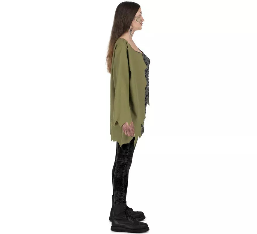 Translation missing: pt-PT.Disfraz de Zombie verde infectado para hombre