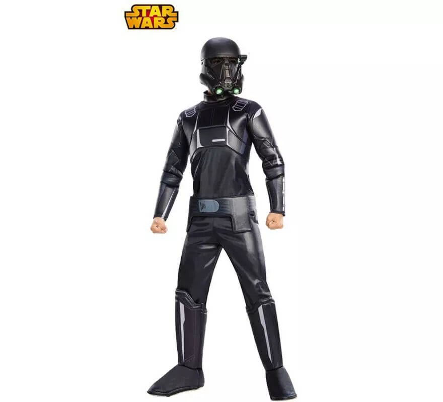 Translation missing: pt-PT.Disfraz Death Trooper Negro Premium de Star Wars para niño