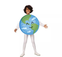 Fato de Planeta Terra sorridente para criança