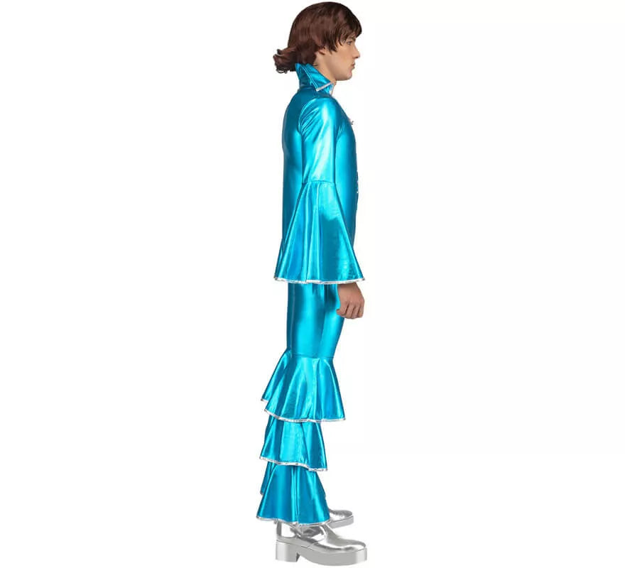 Translation missing: pt-PT.Disfraz Disco Azul Turquesa para hombre
