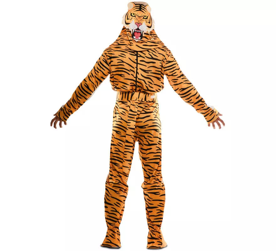 Translation missing: pt-PT.Disfraz Doble de Cazador y Tigre para adultos