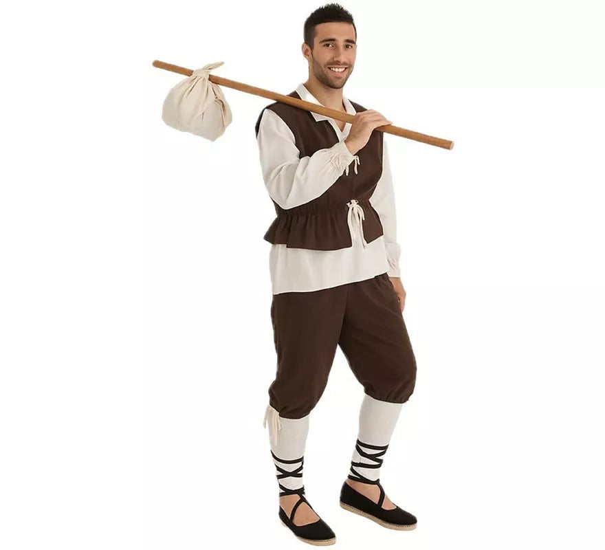 Translation missing: pt-PT.Disfraz Escudero o Campesino Medieval para hombre