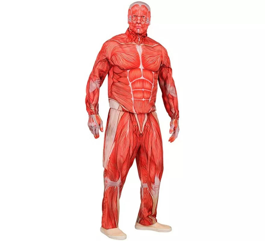 Translation missing: pt-PT.Disfraz Express de Anatómico con Músculos para hombre