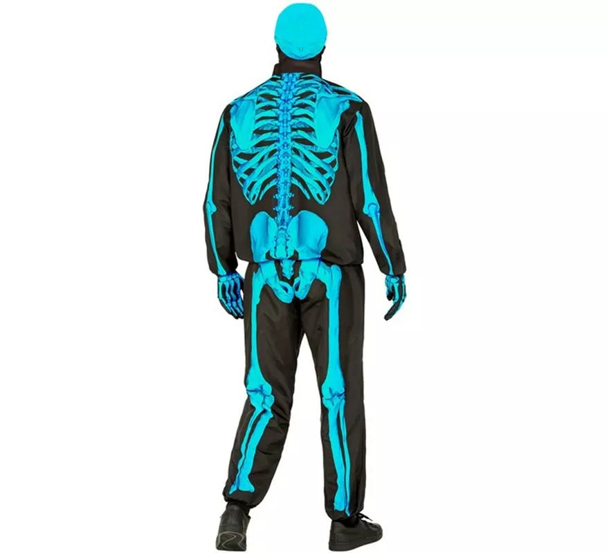 Translation missing: pt-PT.Disfraz Express de Esqueleto Fluorescente para hombre