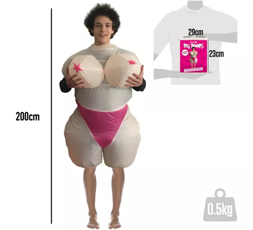 Translation missing: pt-PT.Disfraz Hinchable de Mujer en Topless para adultos