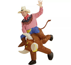 Fato de Cowboy Inflável para Adulto Cavalgando Raging Bull