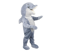Fato de mascote de golfinho adulto