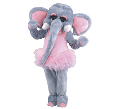 Traje de mascote dançarino adulto elefante