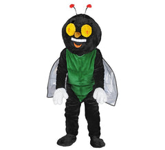 Fato de mascote voar feliz para adultos