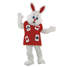 Fato de mascote coelho da sorte para adulto