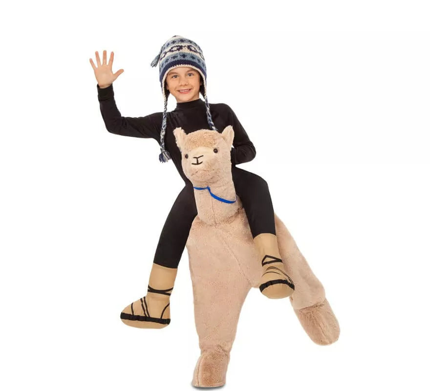 Translation missing: pt-PT.Disfraz montando a Llama para niños