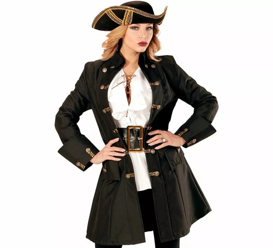 Translation missing: pt-PT.Disfraz o Abrigo de Capitana Pirata para mujer