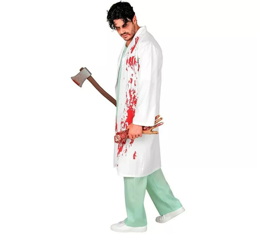 Translation missing: pt-PT.Disfraz o Bata de Médico Ensangrentada para adultos