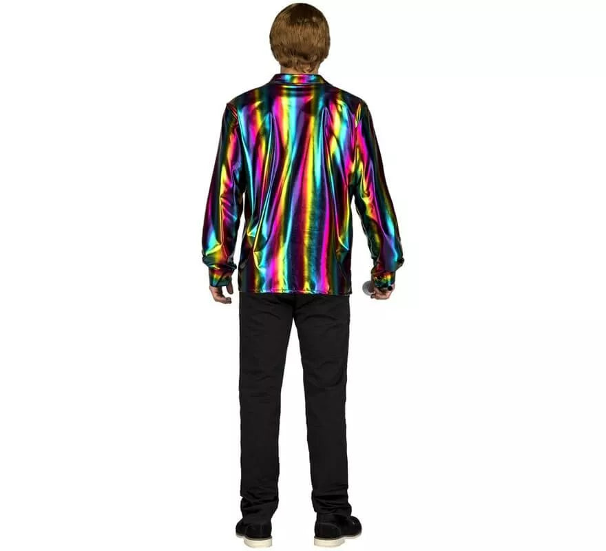 Translation missing: pt-PT.Disfraz o Camisa Disco multicolor para hombre