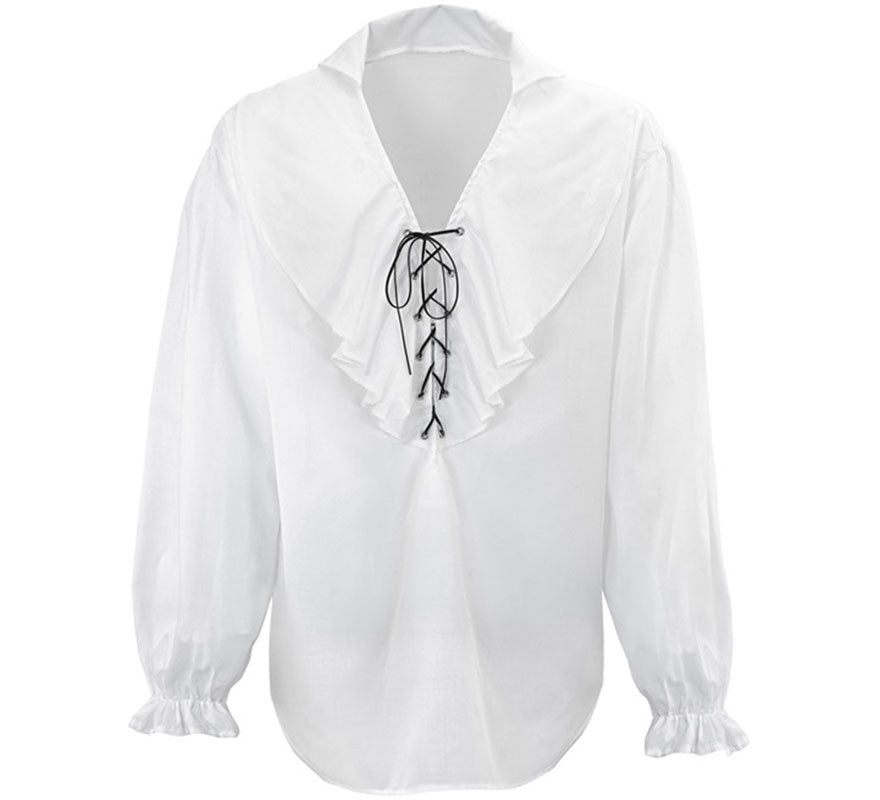 Translation missing: pt-PT.Disfraz o Camisa Pirata blanca para hombre