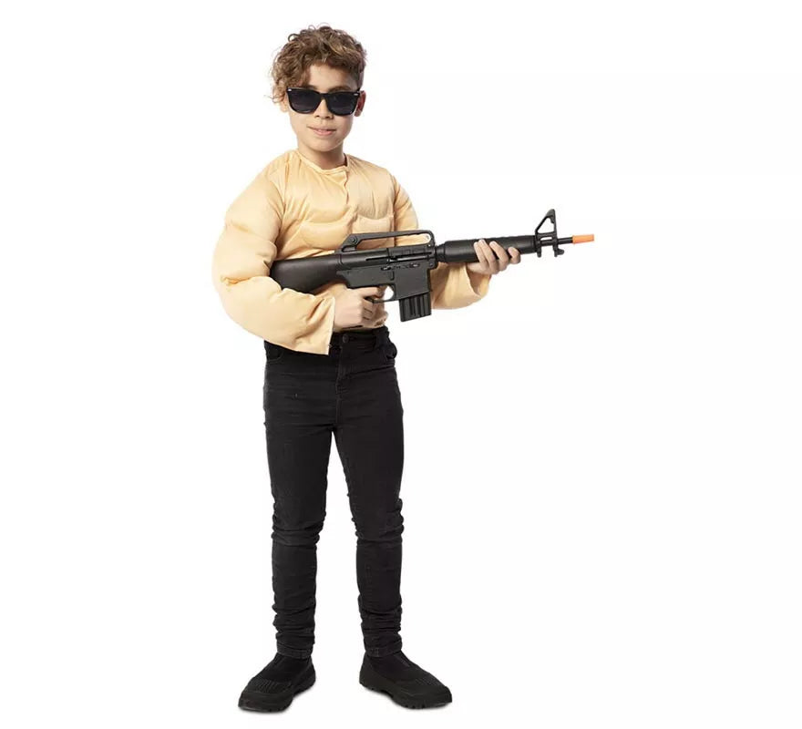 Translation missing: pt-PT.Disfraz o Camiseta con Músculos de Forzudo para niño