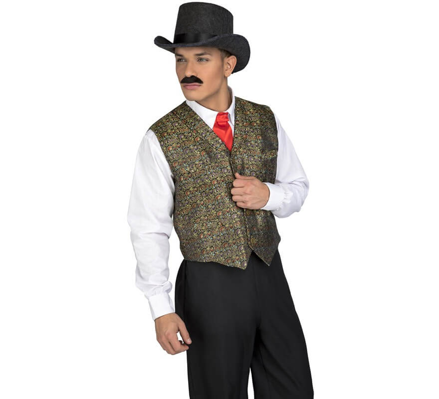 Translation missing: pt-PT.Chaleco de Vaquero con estampado para hombre