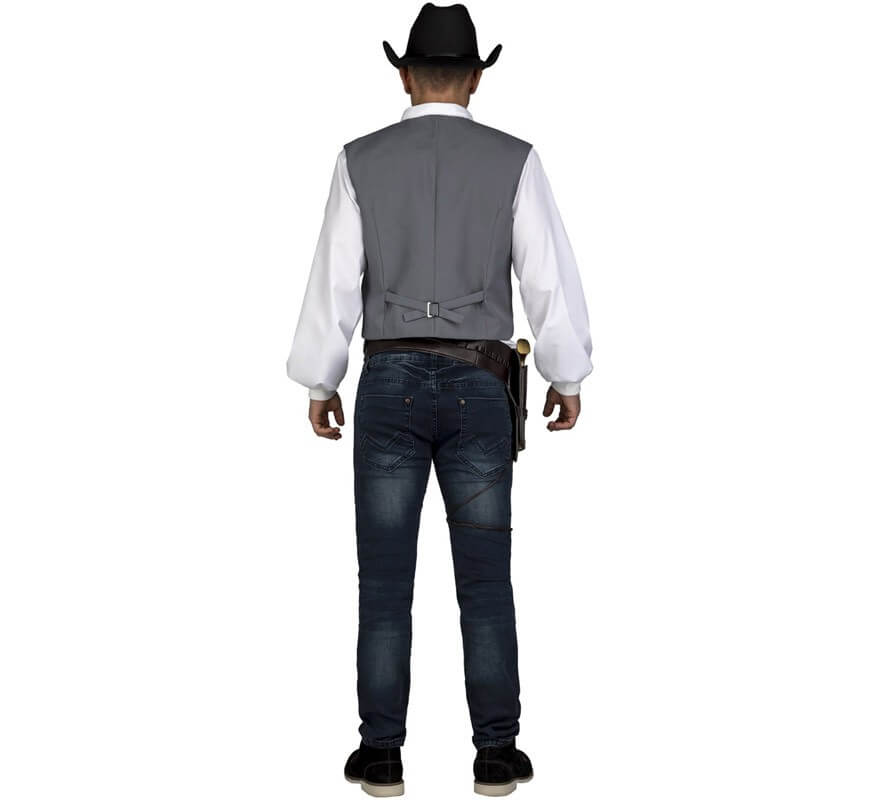 Translation missing: pt-PT.Chaleco Gris de Vaquero para hombre