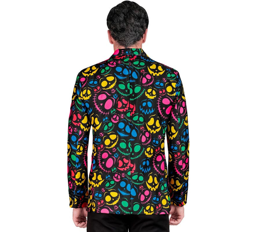 Translation missing: pt-PT.Chaqueta de Fantasmas multicolor neón para hombre