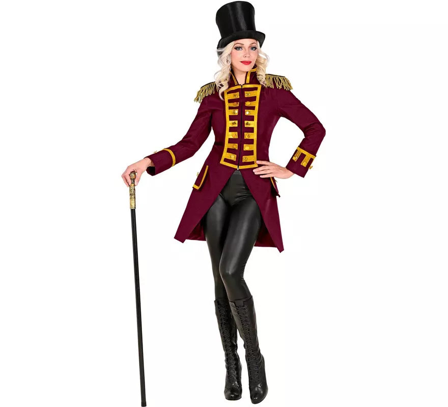 Translation missing: pt-PT.Disfraz o Chaqueta de Frac Burgundy Parade para mujer